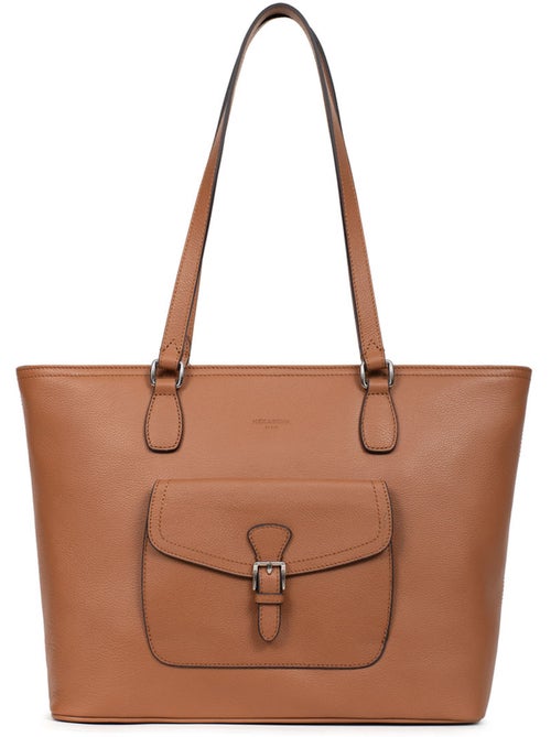 Borsa a spalla - A4 - Pelle MIRABELLE - Kiabi