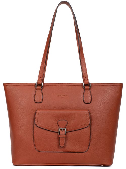 Borsa a spalla - A4 - Pelle MIRABELLE - Kiabi