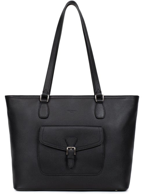 Borsa a spalla - A4 - Pelle MIRABELLE - Kiabi
