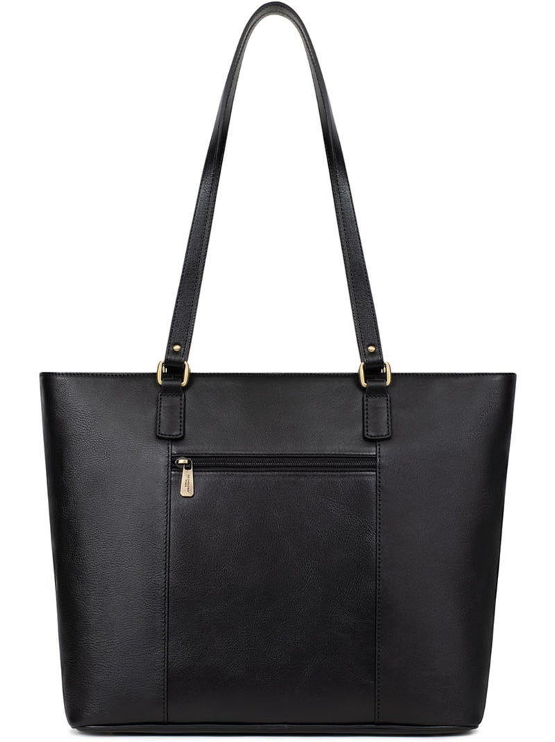 Borsa a spalla - a4 - pelle ondine hexagona Nero - Kiabi