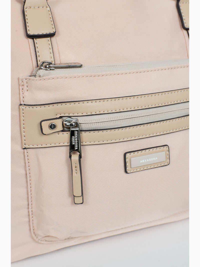 Borsa a spalla - a4 yona hexagona Beige - Kiabi