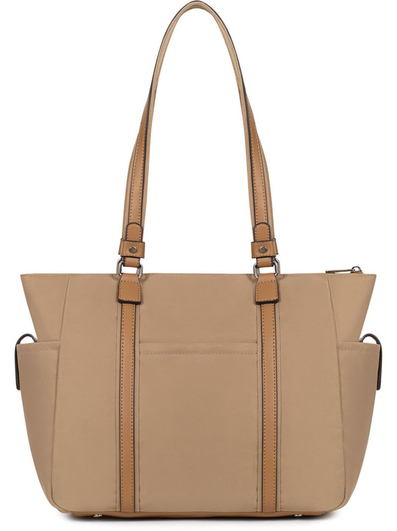 Borsa a spalla - a4 yona hexagona Beige sabbia - Kiabi