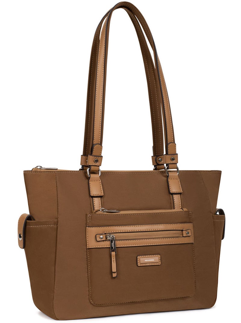 Borsa a spalla - a4 yona hexagona Nero Dorato - Kiabi