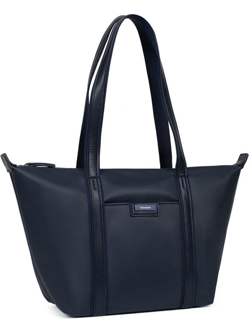 Borsa a spalla - media joyce hexagona Blu notte - Kiabi