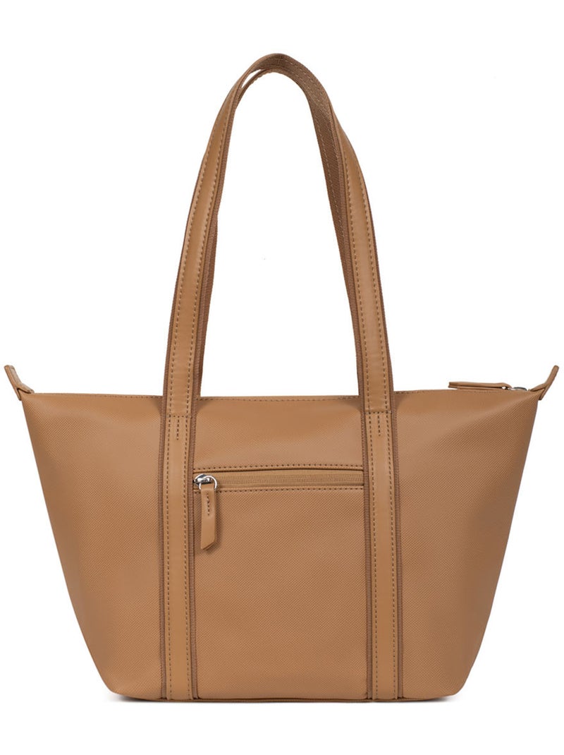 Borsa a spalla - media joyce hexagona Marrone chiaro - Kiabi
