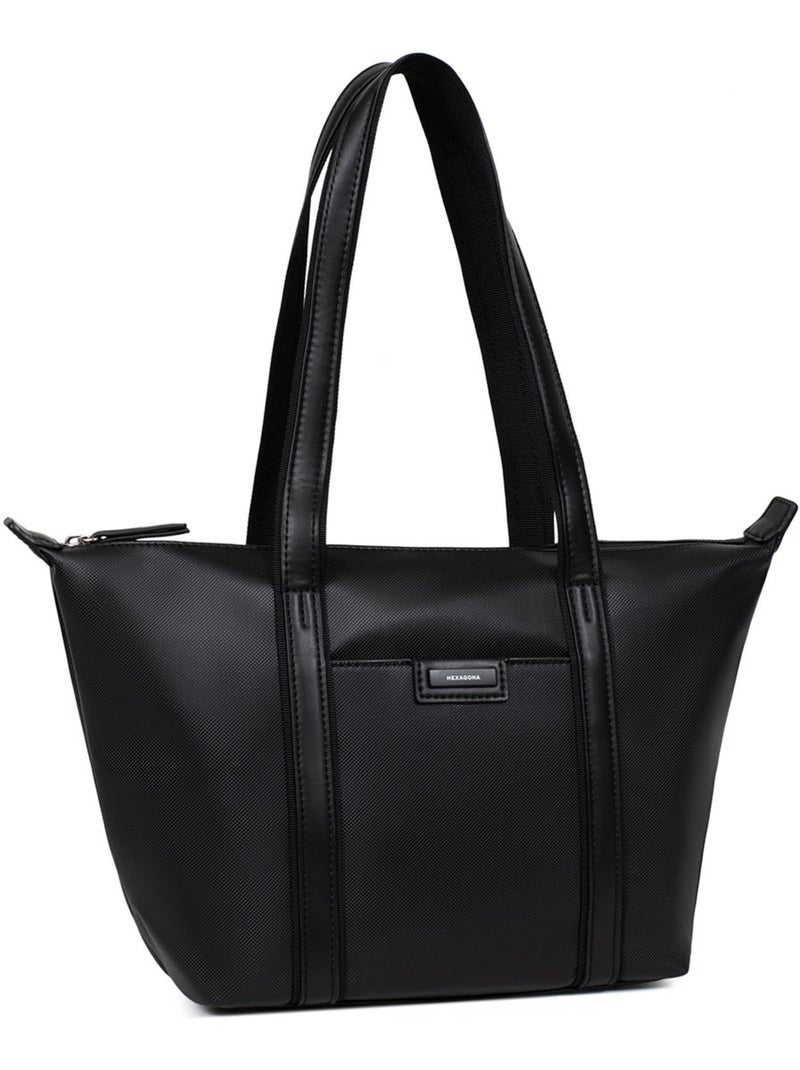 Borsa a spalla - media joyce hexagona Nero - Kiabi