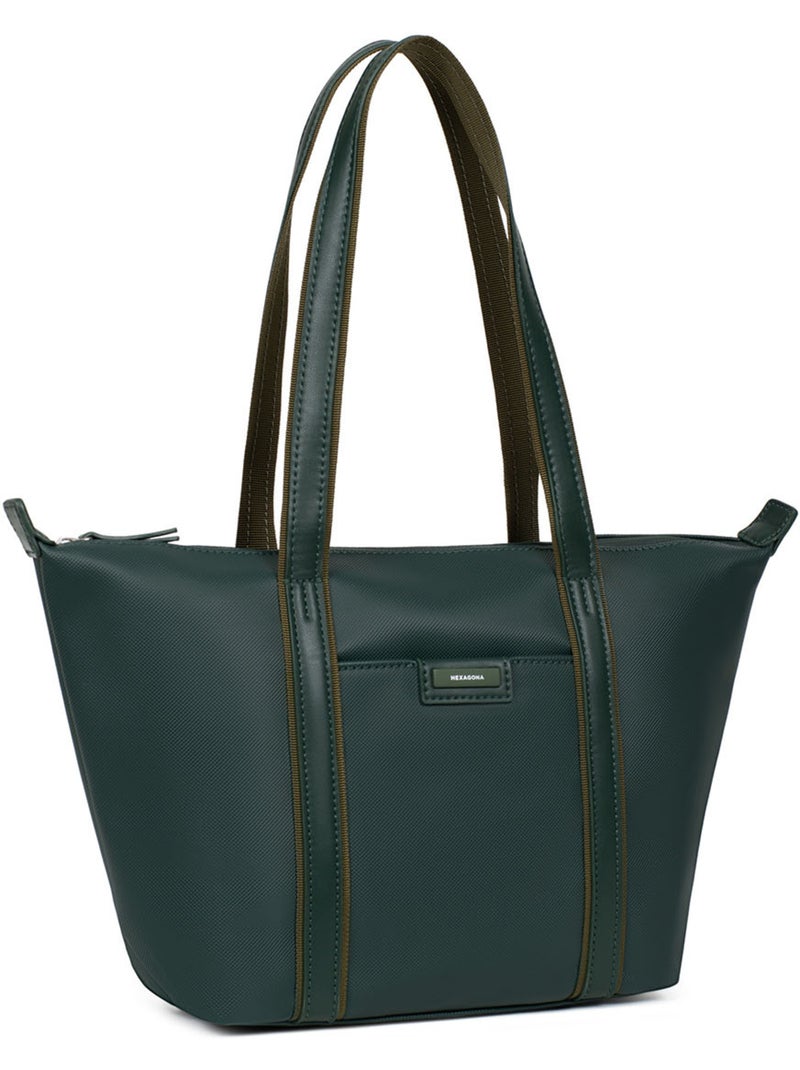 Borsa a spalla - media joyce hexagona Verde abete - Kiabi