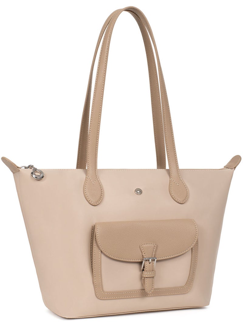 Borsa a spalla - media kiana hexagona Beige sabbia - Kiabi