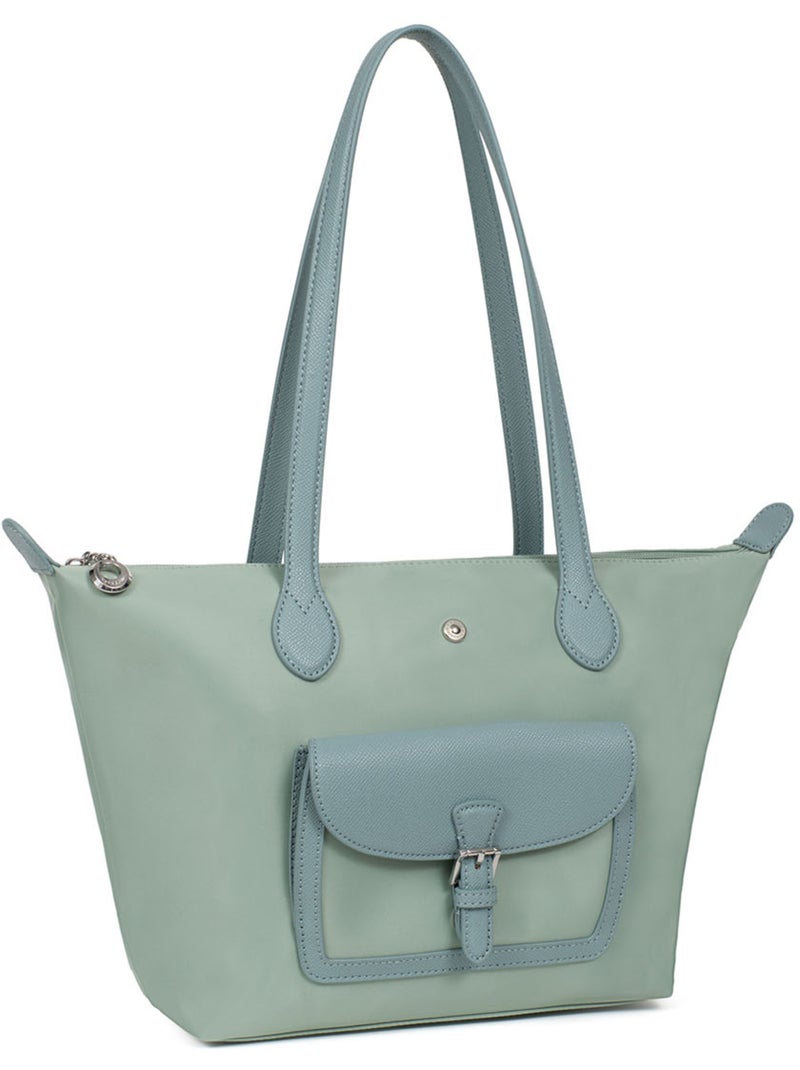Borsa a spalla - media kiana hexagona Verde chiaro - Kiabi