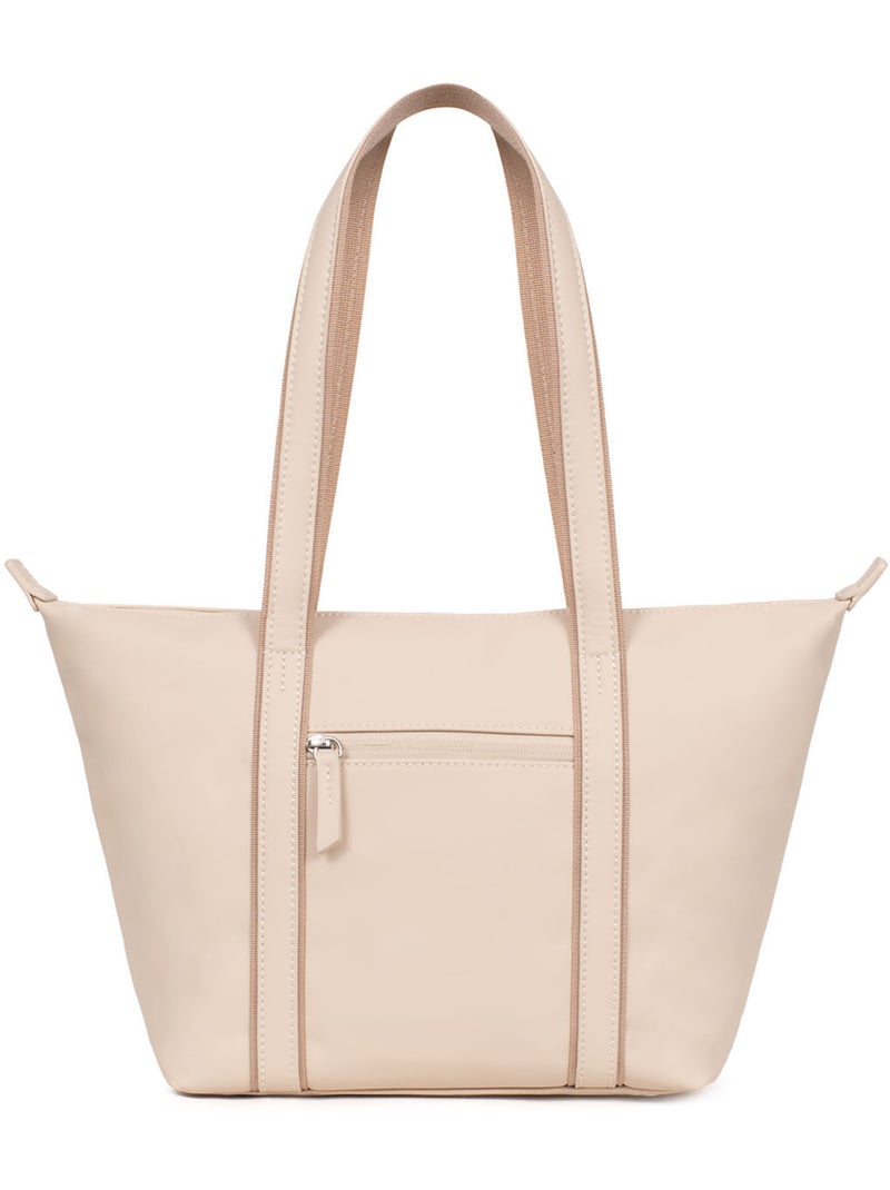 Borsa a spalla - media tara hexagona Avorio - Kiabi