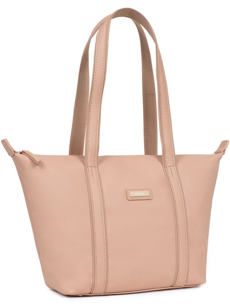 Borsa a spalla - media tara hexagona Beige - Kiabi
