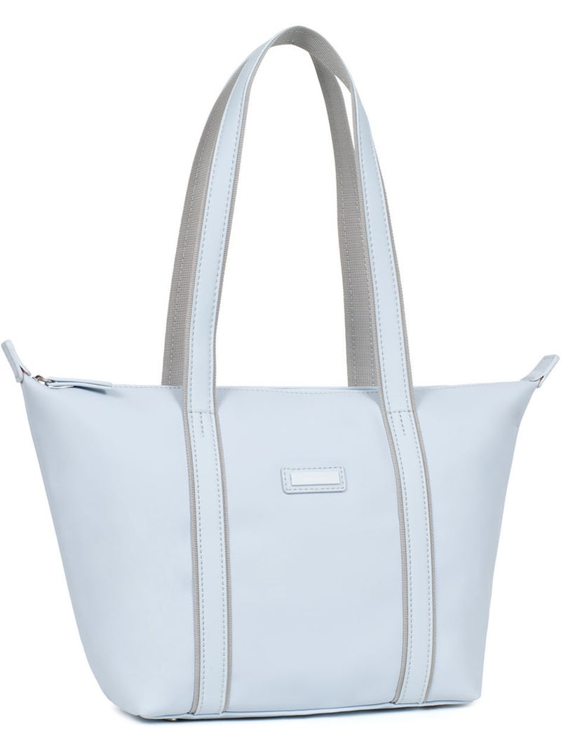 Borsa a spalla - media tara hexagona Blu cielo - Kiabi