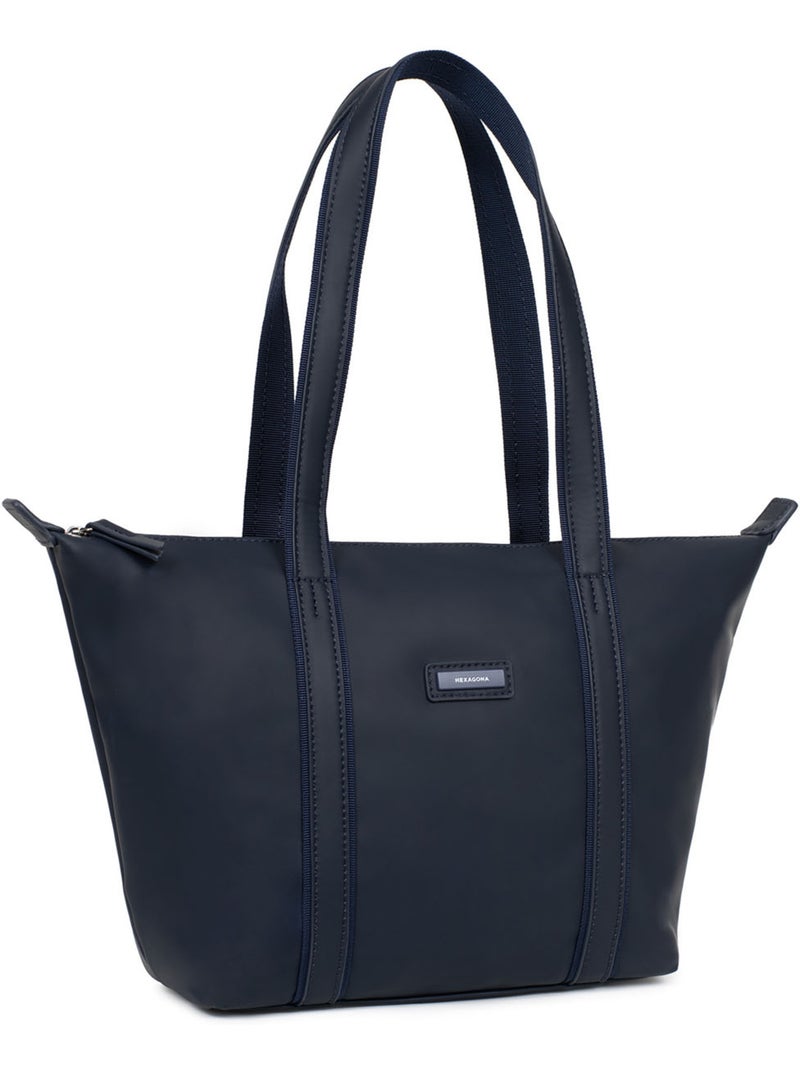 Borsa a spalla - media tara hexagona Blu notte - Kiabi