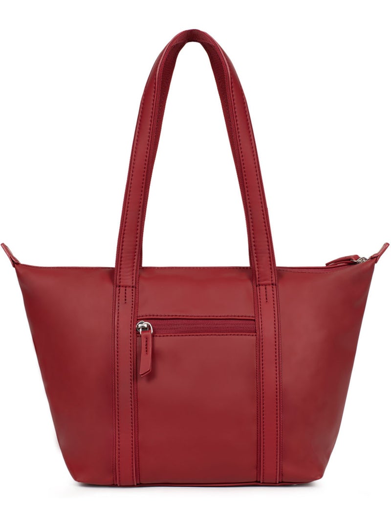 Borsa a spalla - media tara hexagona Rosso scuro - Kiabi