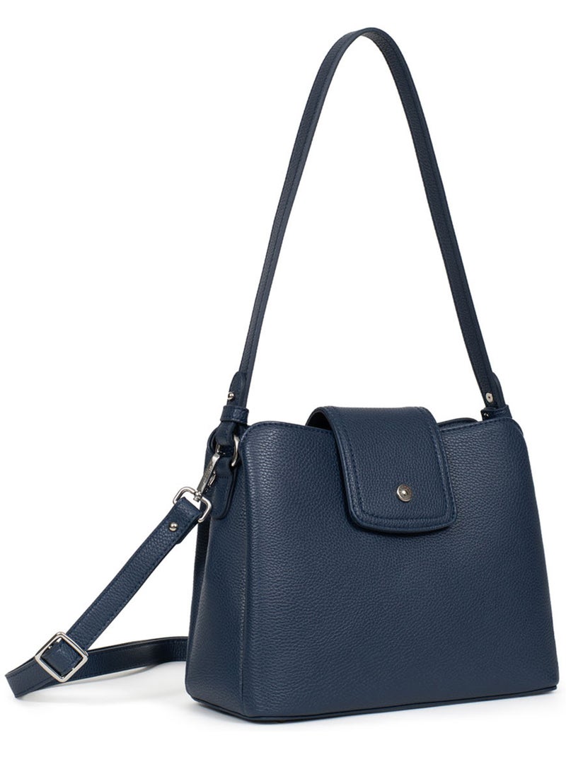 Borsa a spalla 1 manico maya hexagona Blu marino - Kiabi