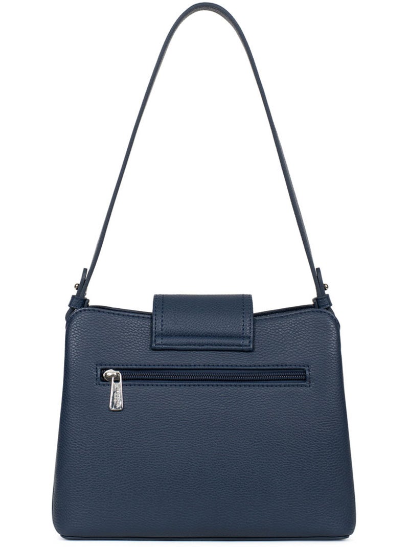 Borsa a spalla 1 manico maya hexagona Blu marino - Kiabi