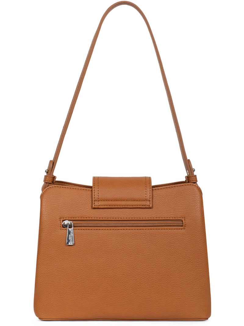 Borsa a spalla 1 manico maya hexagona Marrone caramello - Kiabi
