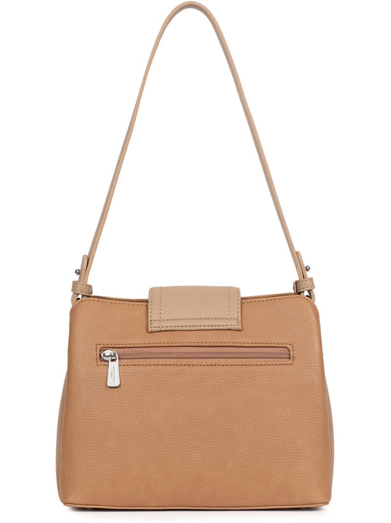 Borsa a spalla 1 manico maya hexagona Marrone chiaro - Kiabi