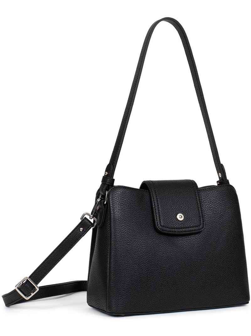 Borsa a spalla 1 manico maya hexagona Nero - Kiabi