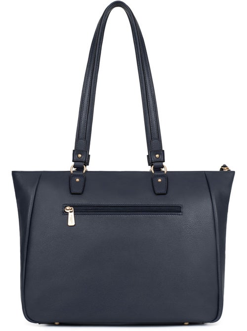 Borsa a spalla 2 manici - a4 - pelle di vitello taima hexagona - Kiabi