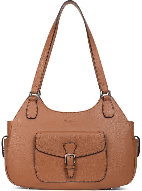 Borsa a spalla 2 manici - pelle mirabelle hexagona - Kiabi