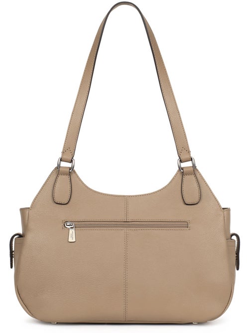 Borsa a spalla 2 manici - Pelle MIRABELLE - Kiabi