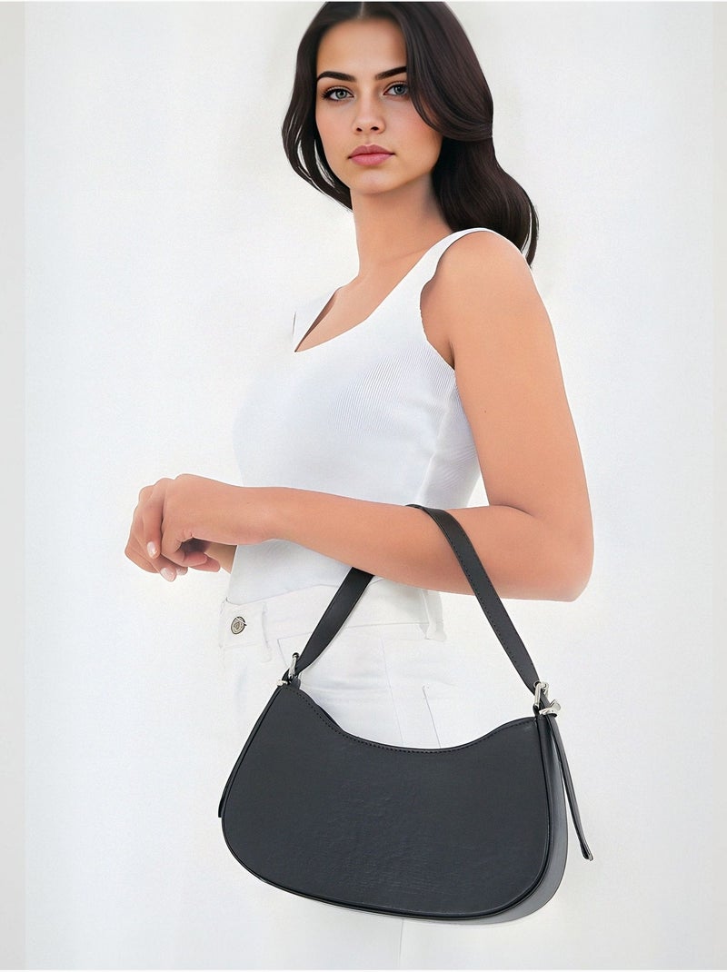 Borsa a spalla casual in poliestere bdart Grigio nero - Kiabi