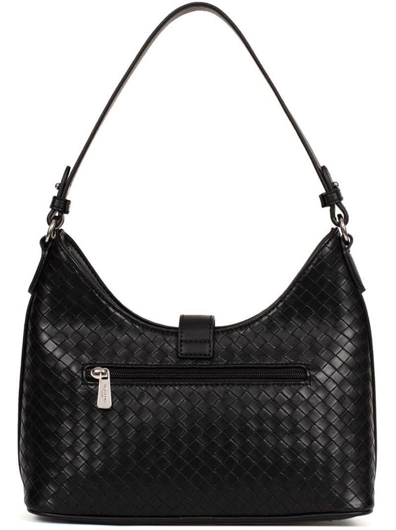 Borsa a spalla con 1 manico nila hexagona Nero - Kiabi