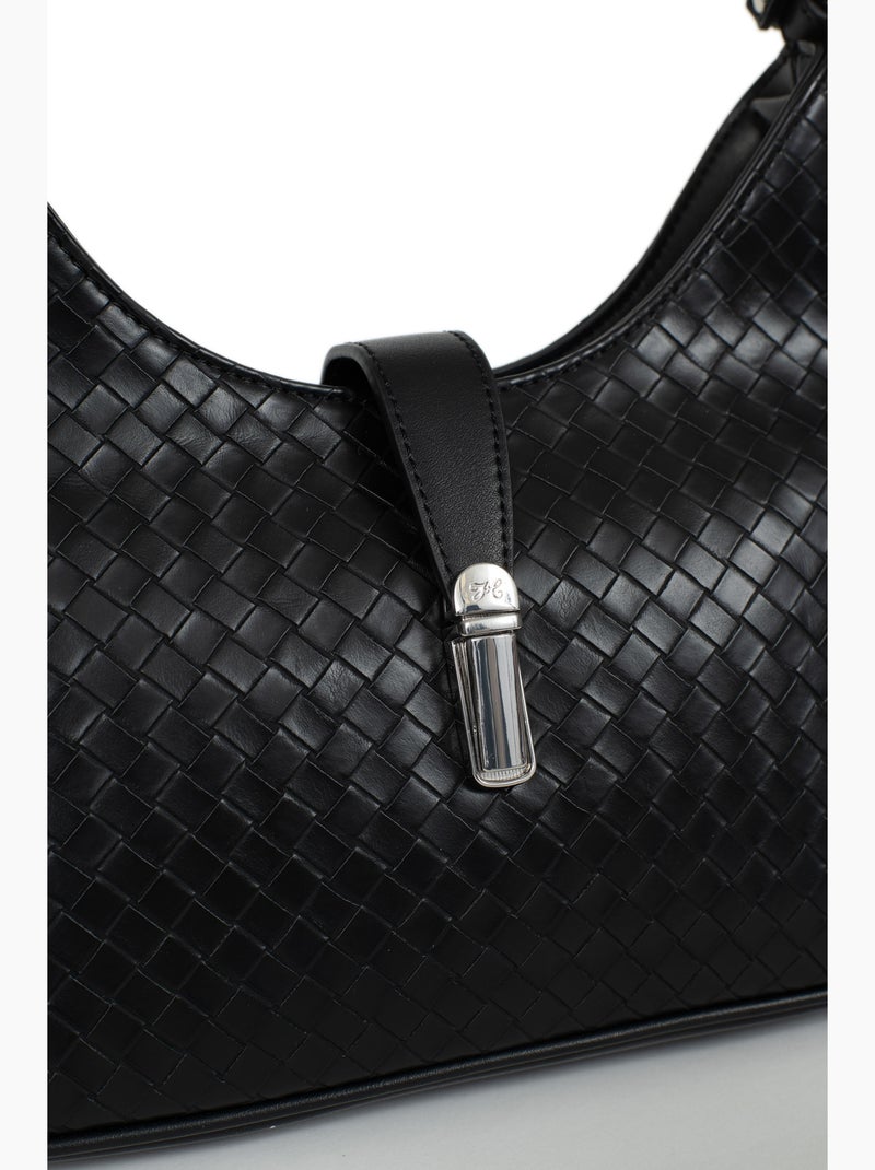 Borsa a spalla con 1 manico nila hexagona Nero - Kiabi