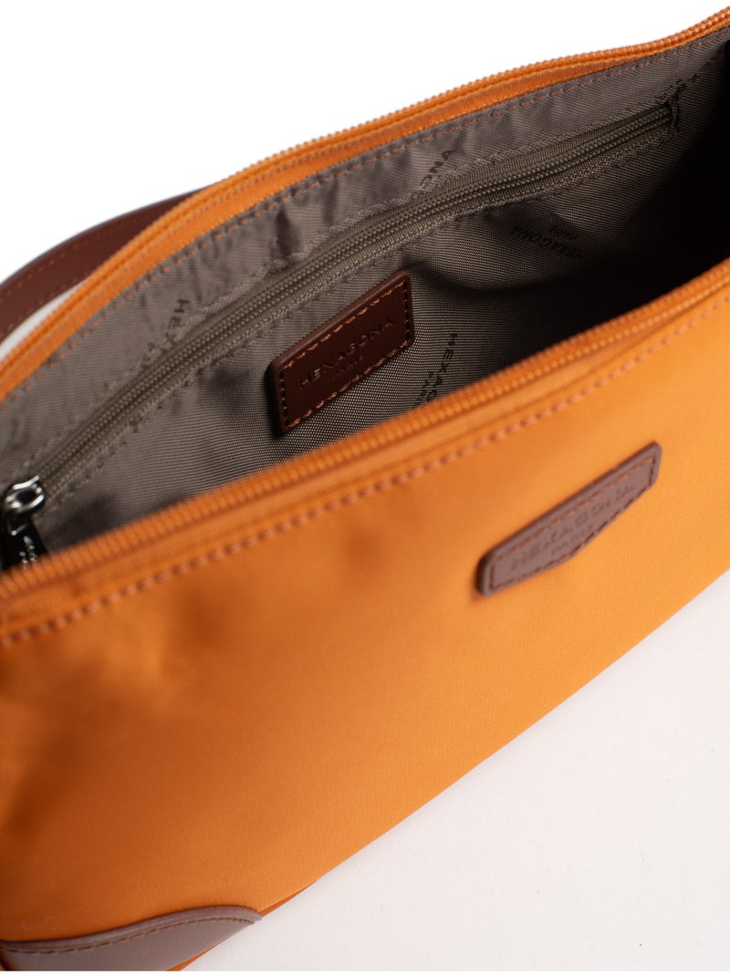 Borsa a spalla con 1 manico pop hexagona Arancione - Kiabi