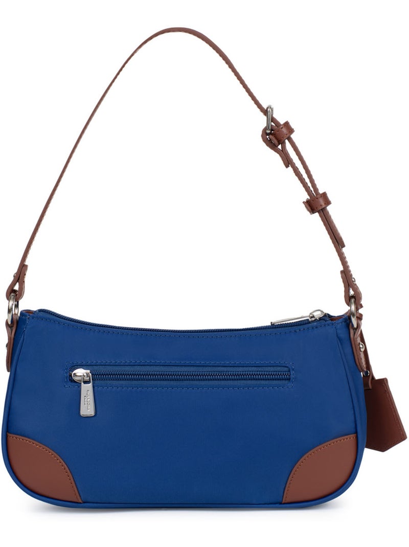 Borsa a spalla con 1 manico pop hexagona Blu azzurro - Kiabi