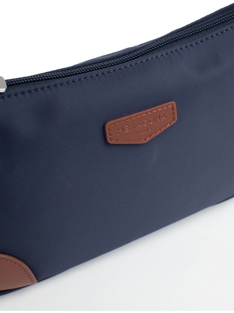 Borsa a spalla con 1 manico pop hexagona Blu marino - Kiabi