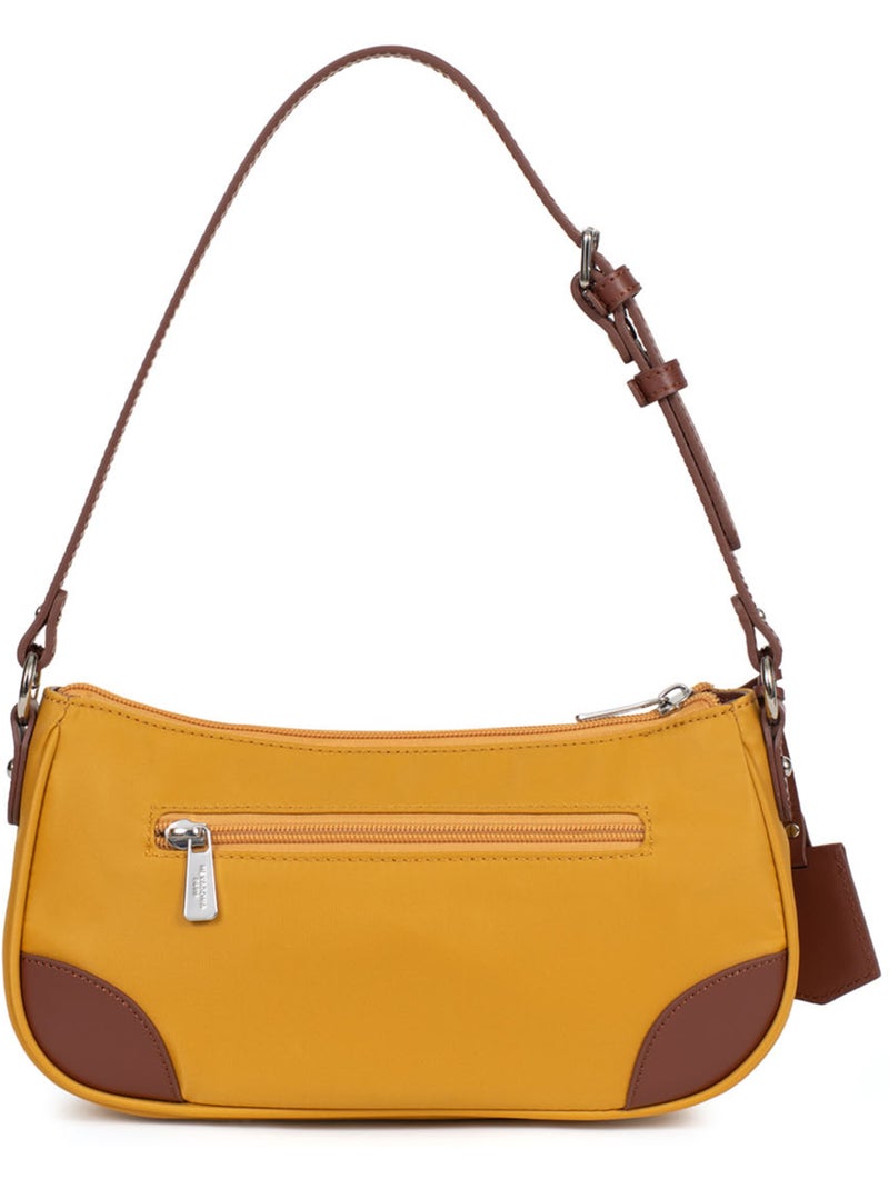 Borsa a spalla con 1 manico pop hexagona Giallo - Kiabi