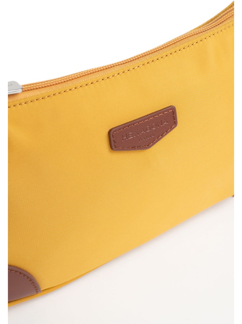 Borsa a spalla con 1 manico pop hexagona Giallo - Kiabi