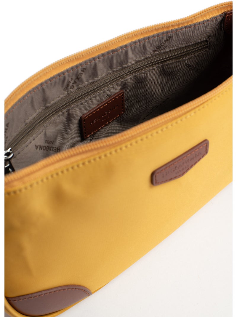 Borsa a spalla con 1 manico pop hexagona Giallo - Kiabi