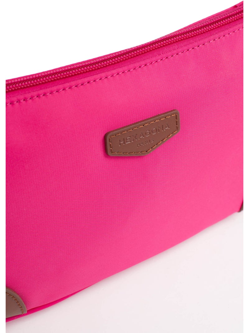 Borsa a spalla con 1 manico pop hexagona Rosa fucsia - Kiabi