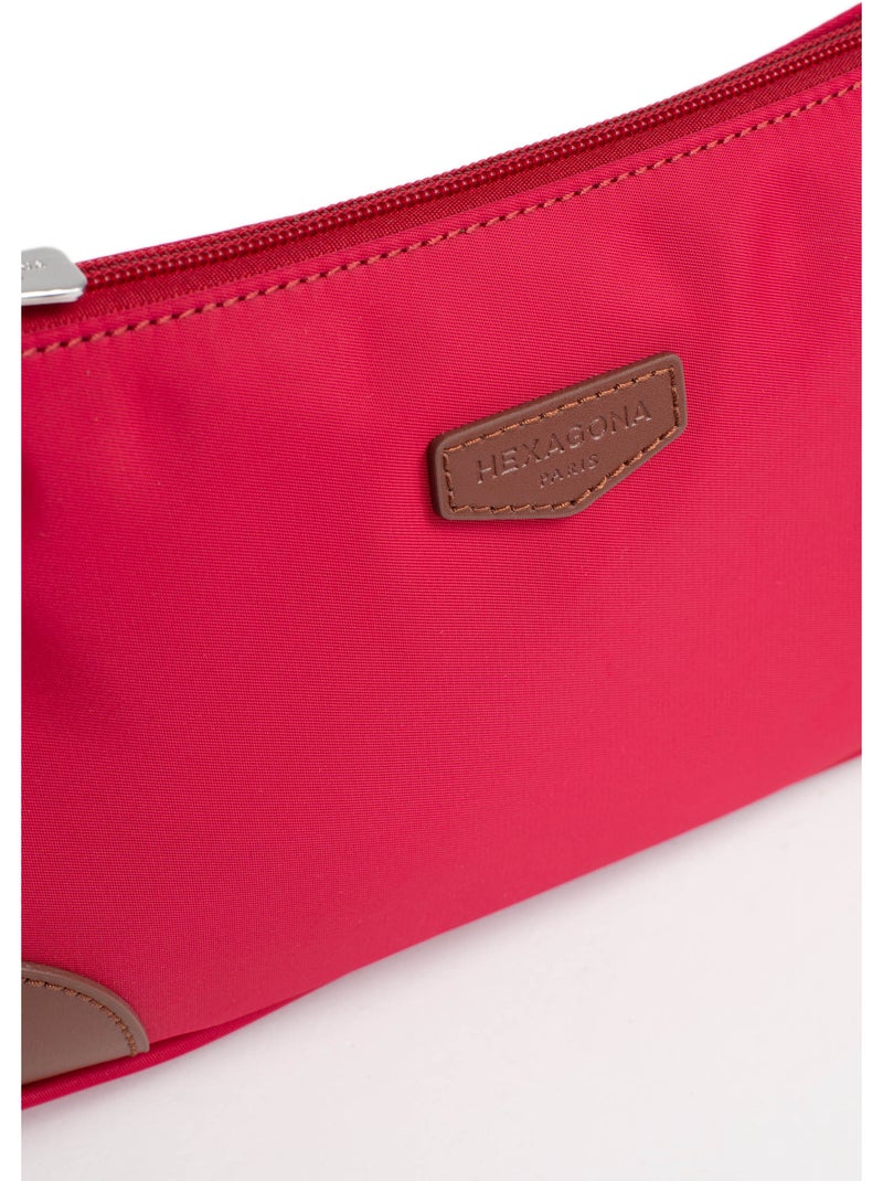 Borsa a spalla con 1 manico pop hexagona Rosso scuro - Kiabi
