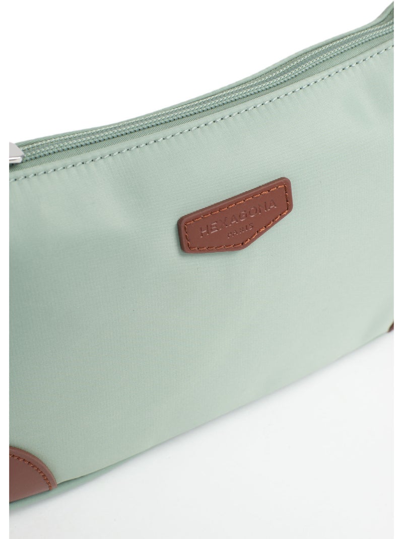 Borsa a spalla con 1 manico pop hexagona Verde chiaro - Kiabi