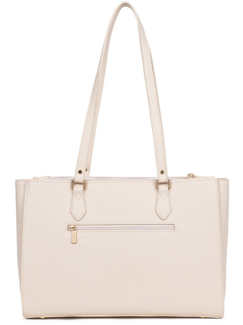 Borsa a spalla con 2 manici - 13" & A4 LYS Avorio - Kiabi