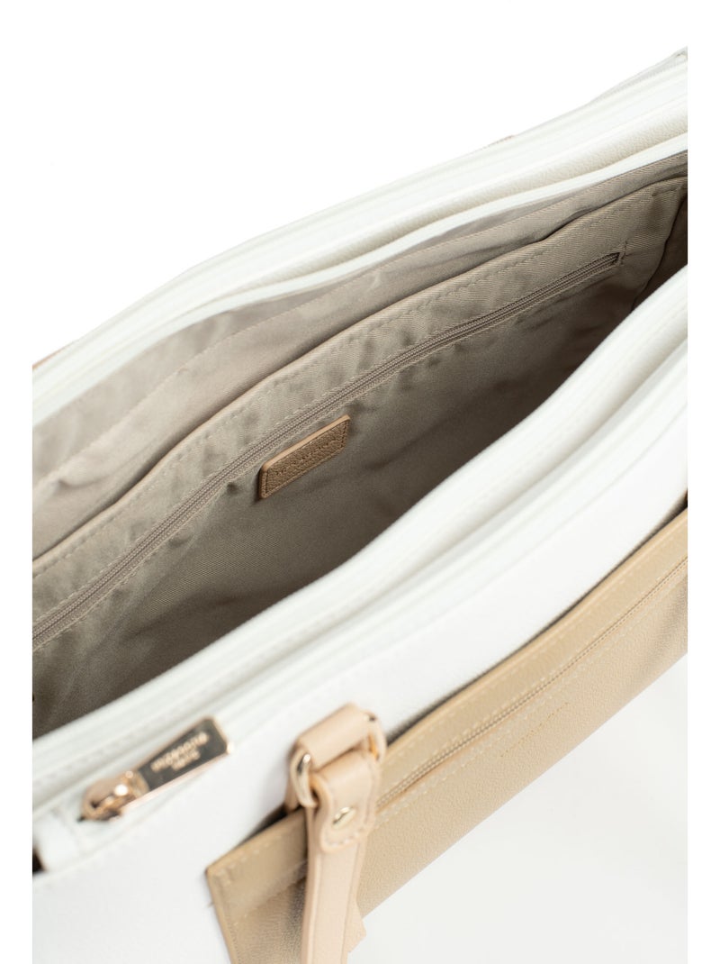 Borsa a spalla con 2 manici - 13" & A4 LYS Bianco Multicolore - Kiabi