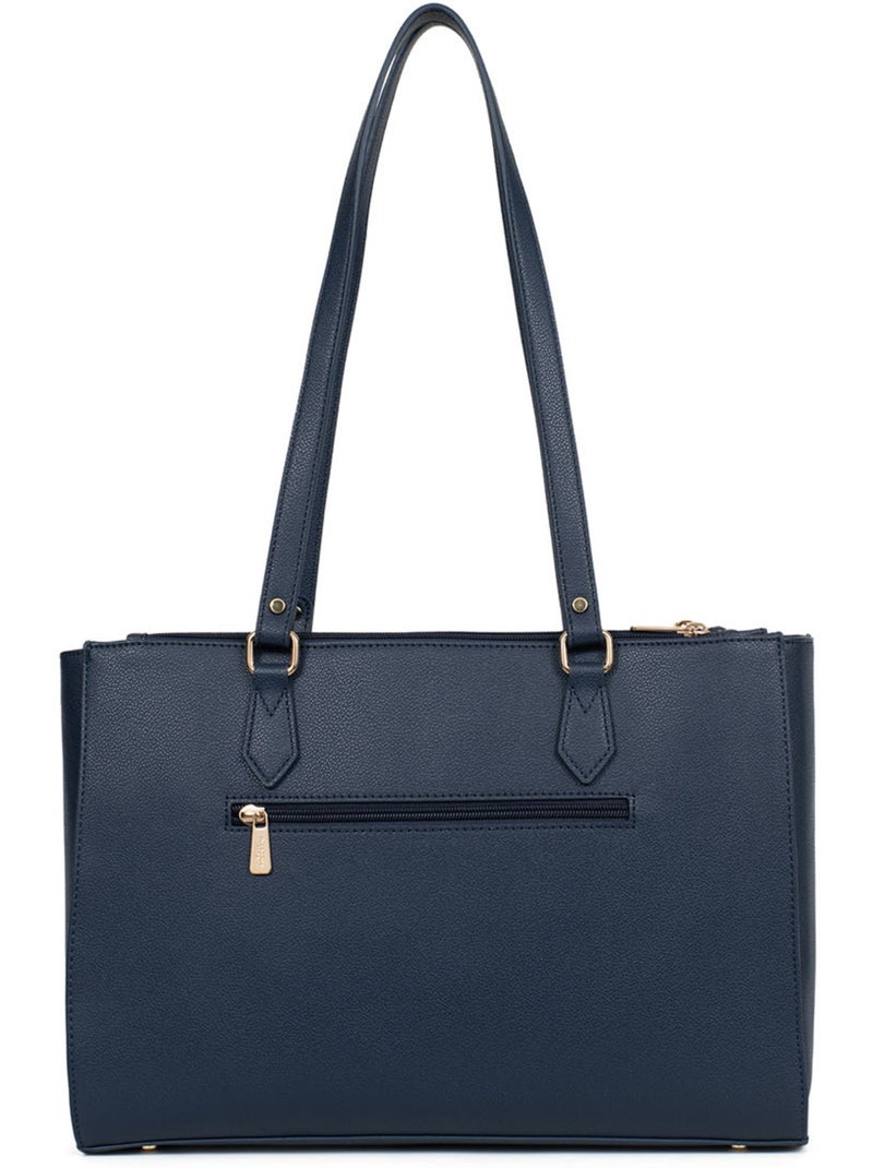 Borsa a spalla con 2 manici - 13" & A4 LYS Blu marino - Kiabi