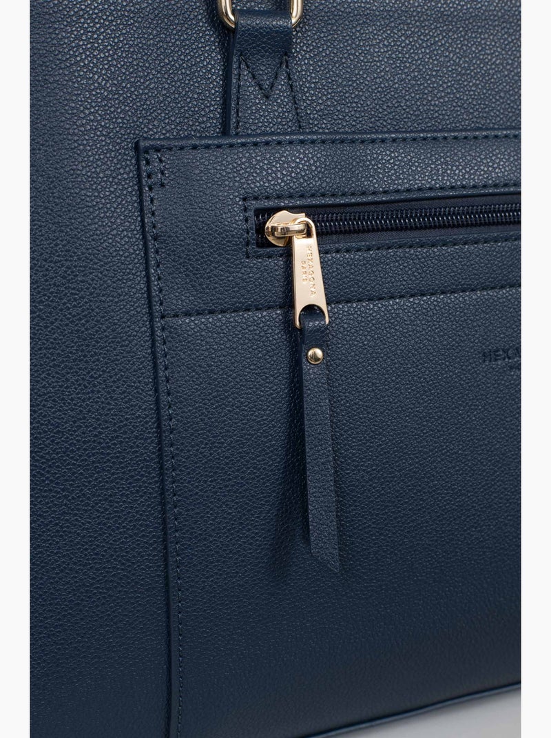 Borsa a spalla con 2 manici - 13" & A4 LYS Blu marino - Kiabi
