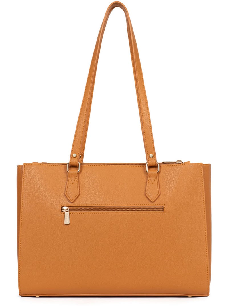 Borsa a spalla con 2 manici - 13" & A4 LYS Marrone chiaro - Kiabi