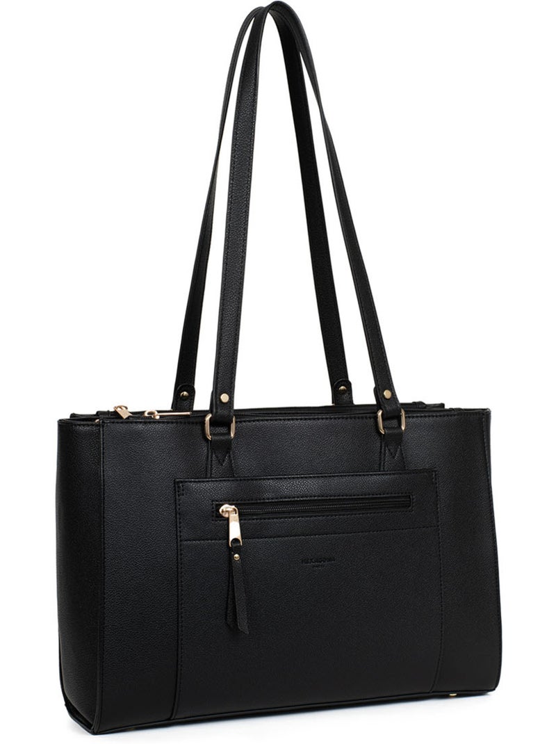 Borsa a spalla con 2 manici - 13" & A4 LYS Nero - Kiabi