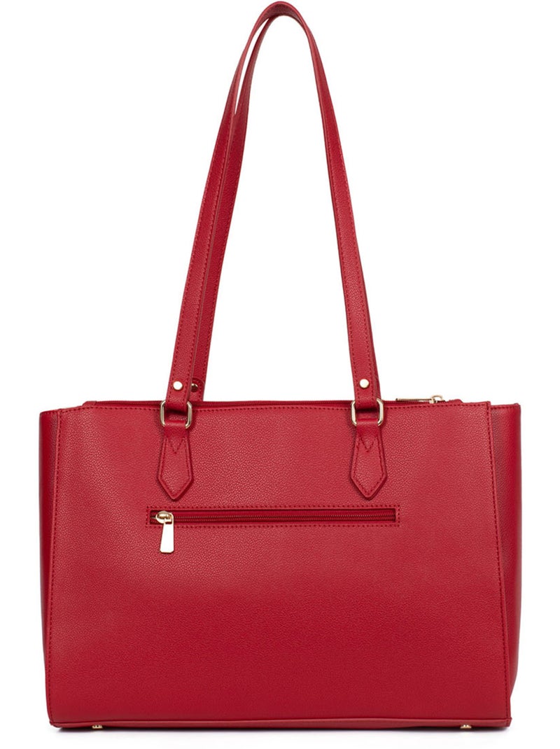 Borsa a spalla con 2 manici - 13" & A4 LYS Rosso - Kiabi