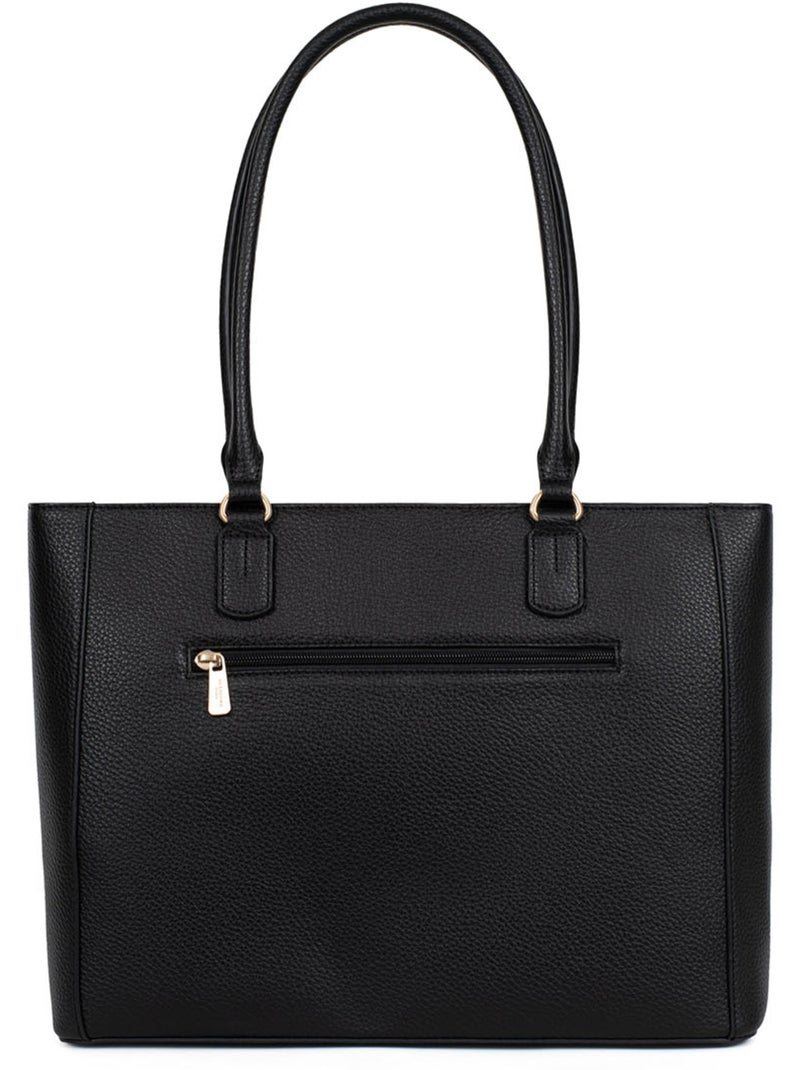 Borsa a spalla con 2 manici - a4 zora hexagona Nero - Kiabi