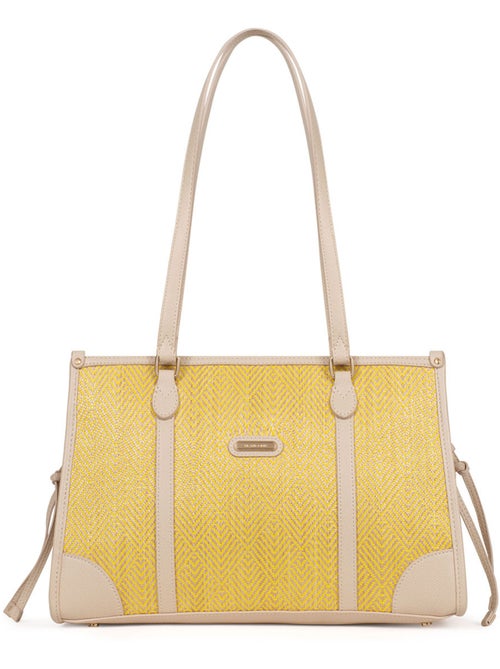 Borsa a spalla con 2 manici capri hexagona - Kiabi