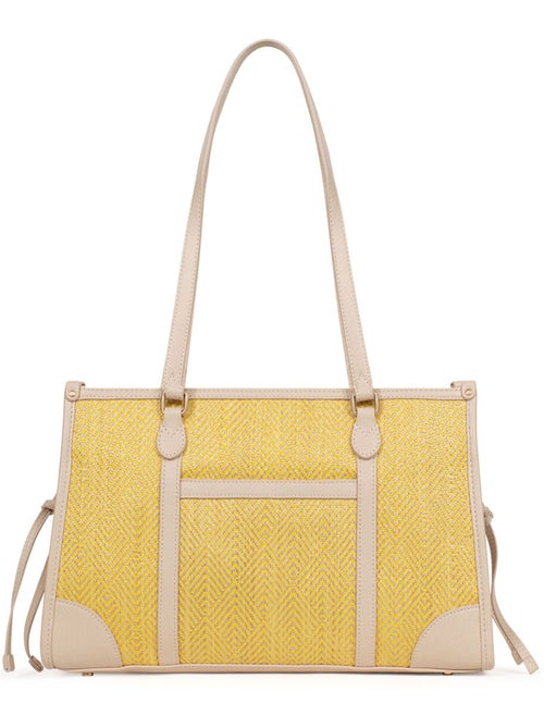 Borsa a spalla con 2 manici capri hexagona - Kiabi