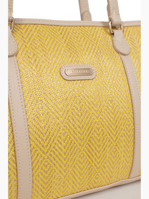 Borsa a spalla con 2 manici capri hexagona - Kiabi
