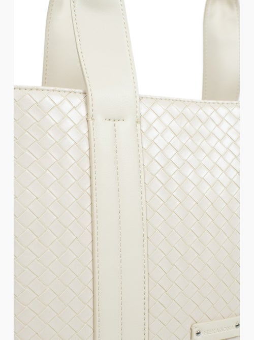 Borsa a spalla con 2 manici nila hexagona - Kiabi